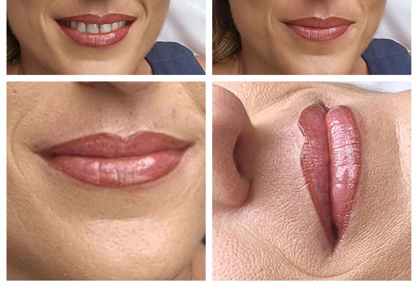 Micropigmentación de labios en Centro de Estética Fusión  en Valladolid