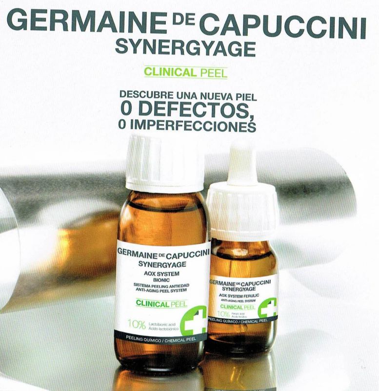 Germaine de Capuccini Synergyage Clinical Peel Descubre una nueva piel 0 defectos 0 imperfecciones